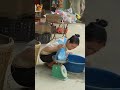 #Eps004 Single mother makes a living by catch fish - catching fish with her baby in an abandoned pon