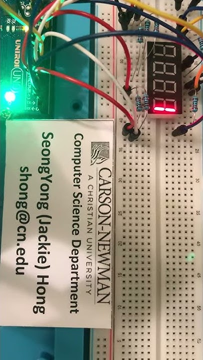 Programming 4 Digit 7 Segment LED Display - YouTube