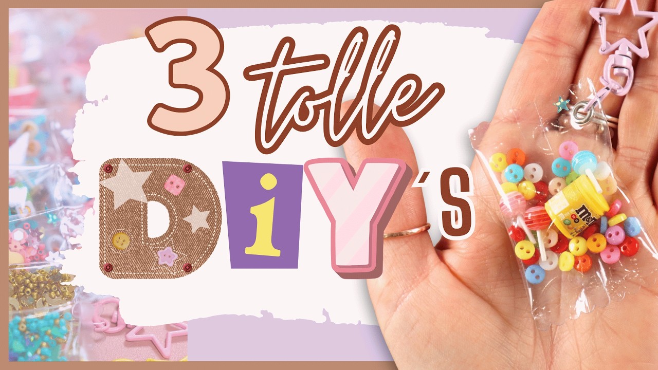 3 einfache DIY IDEEN ✂️ NÄHEN mit Stoffresten
