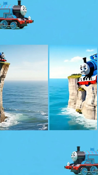 Kereta api thomas mix terjun semuanya - The Thomas mix train dives everything.