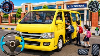 City Van Driving Simulator 3D Game New Van Driving Ride passenger Transport City Android Gameplay screenshot 2
