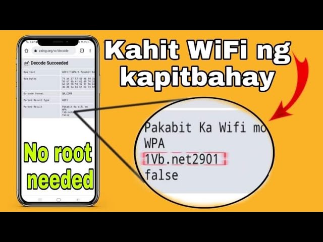 Paano hanapin ang password nang kahit anong WiFi class=