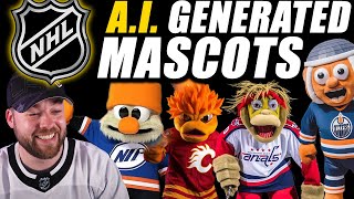 Crazy NHL A.I. Generated Mascots!!!