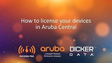 Aruba Central How-To Guide #4: Licensing your Devices in Central