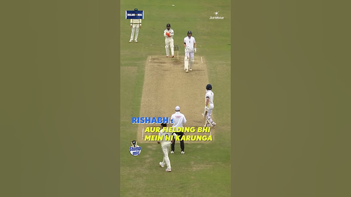 "Mera hi game, mera hi ball!" Rishabh Pant's hilarious stump mic moment! | 1st Test, Day 5 #ENGvIND
