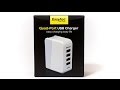 【Review】EasyAcc 4ポート USB-AC アダプター Quad-Port USB Charger