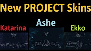 New Project Skins Announced - Kat, Ekko, Ashe? Teaser Website. Pbe Soon?