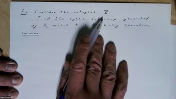 Abstract Algebra: Cyclic Subgroups (Lecture 6)