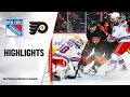 NHL Highlights | Rangers @ Flyers 02/28/20