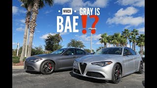 2019 Stromboli Gray vs Silverstone Gray Nero Edizione Giulia's!