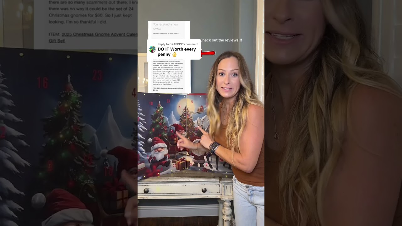 🎄 Gnome Advent Calendar Gift Set – The Perfect Holiday Countdown! 🎁