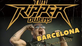 TIM RIPPER OWENS - Sala Razzmatazz 2. Barcelona. 2 de octubre de 2025