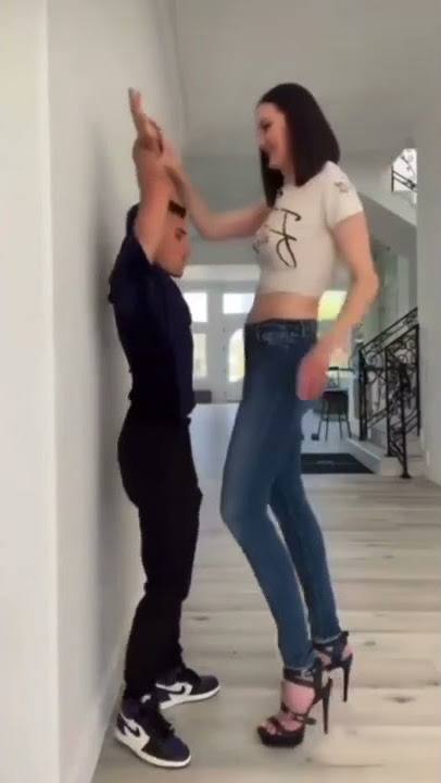 Cute Love Between Tall Girl and Short Boy | Tall Girl Short Boy romantic| meme| funny couple