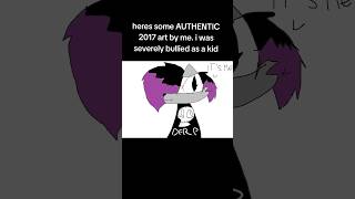 bullying was kinda related (it was the autism) #oldart #furryart #furryfandom #2017 #ocart