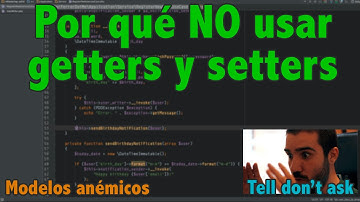 Why NOT to use getters and setters | Tell don