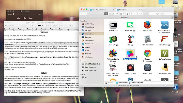 Hướng dẫn chơi game gta vice city macbook