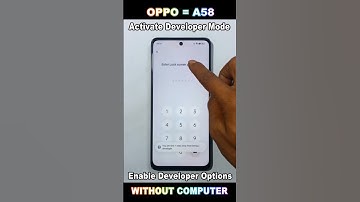 How to OPPO A58 Enable Developer /OEM Unlocking & Show Developer Options ON 2025 Without Pc