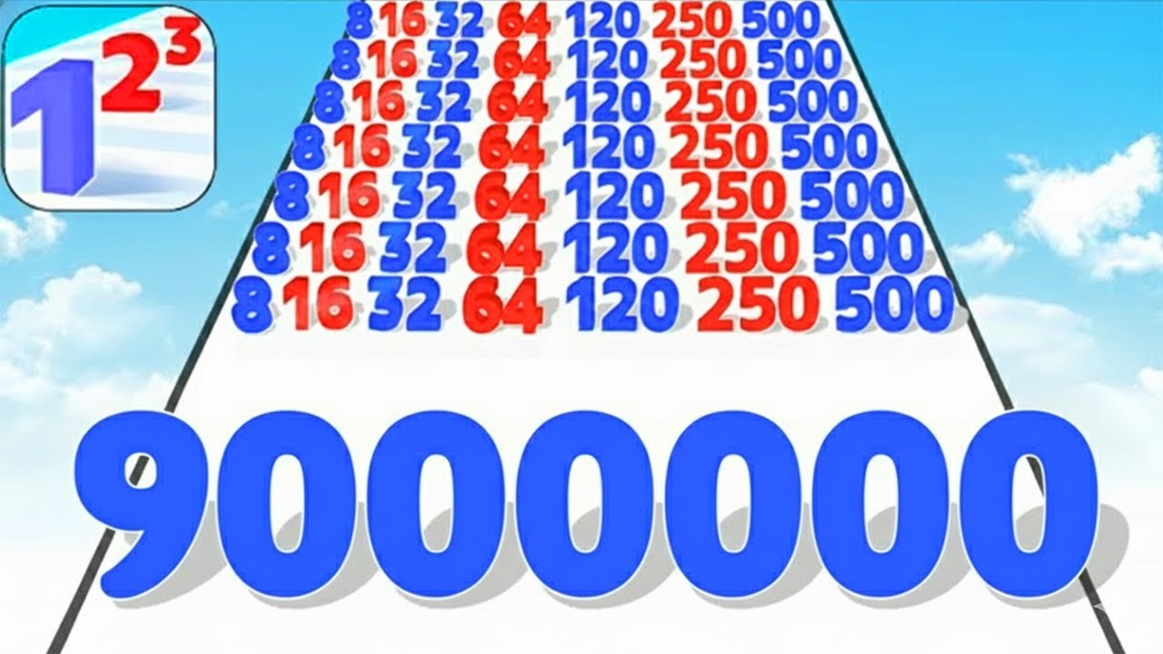 Viral Number Masters Gameplay | Max Number Run Upgrade Levels