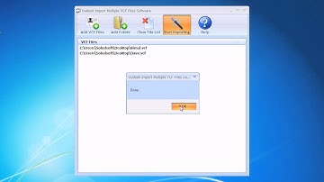 How To Use Outlook Import Multiple VCF Files Software