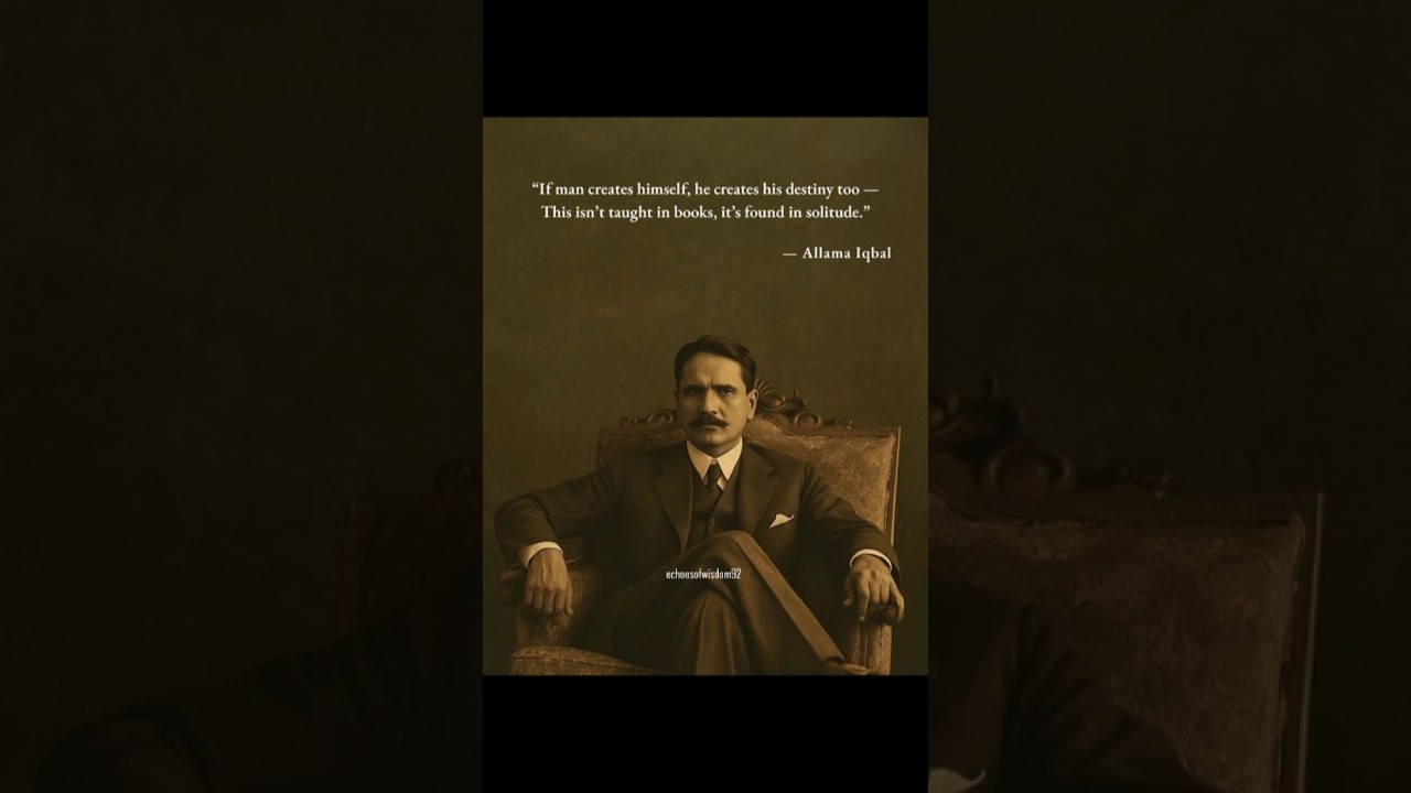 If a man creates himself... 