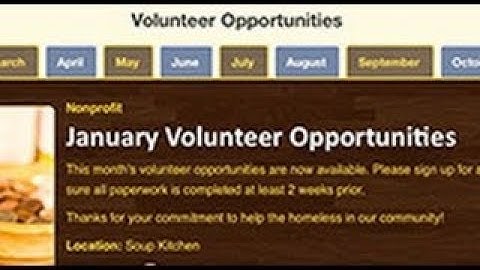 SignUpGenius Tabbing Feature