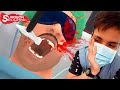 MI ULTIMO DÍA COMO MEDICO😪 | SURGEON SIMULATOR - TRANSPLANTE DE DIENTES