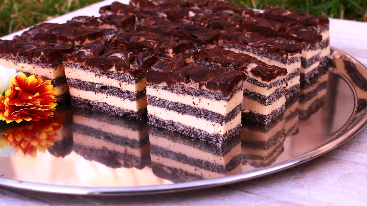 Krem kocke s makom