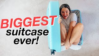 I got the BIGGEST Suitcase Ever | MONOS Check-In Large Review