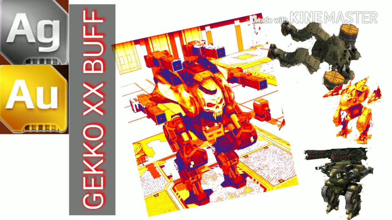 WAR ROBOTS - GEKKO XX BUFF - GL.PANTTON GEKKO XX - 