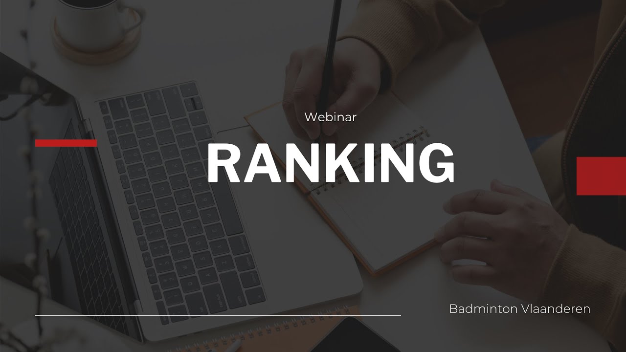 Webinar Ranking Badminton Vlaanderen