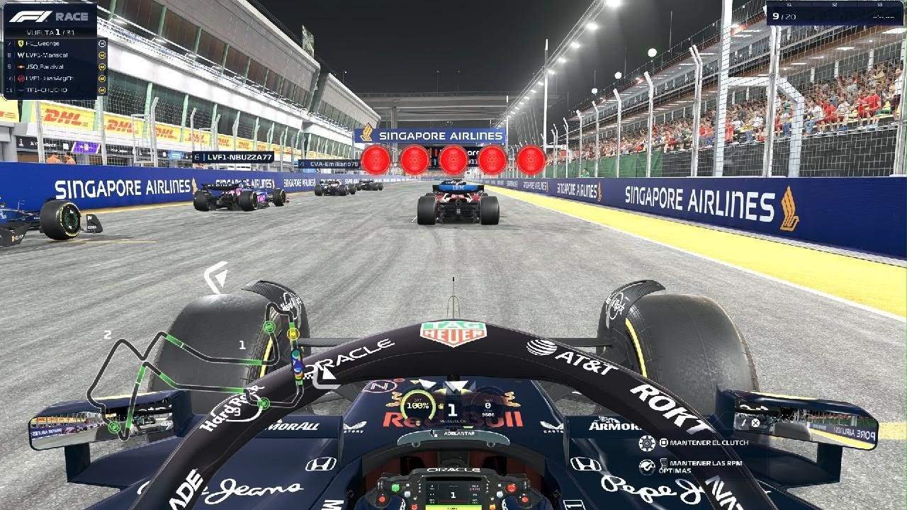 F1 25. LVF1. CATEGORIA A. SINGAPUR. RECLAMO.