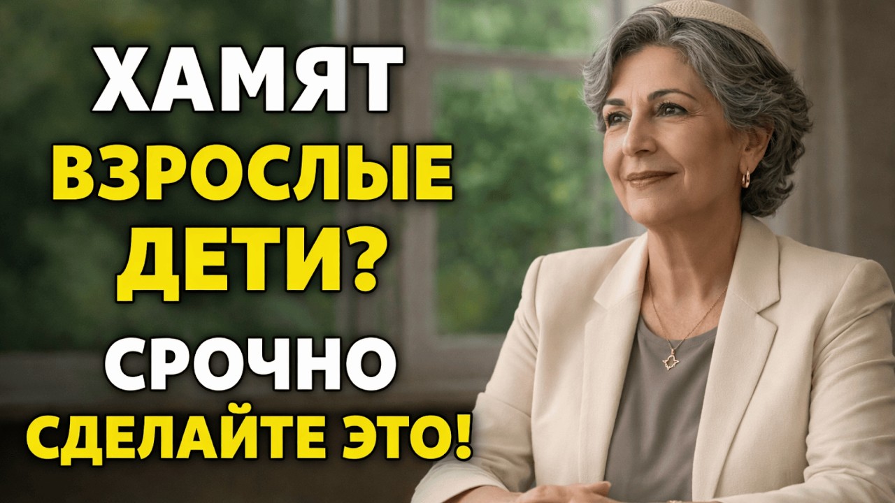 Если взрослые дети хамят — срочно сделайте это, иначе потеряете всё