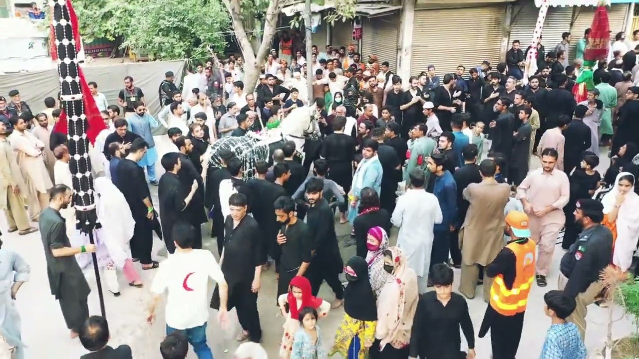 9 Muharram Juloos | Drone Coverage | Part-II | IMB Bibi Sahiba | 1444h - 08 August 2022 | Peshawar