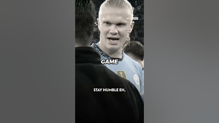 ERLING HAALAND WILL NEVER DISRESPECT HIS ELDERS AGAIN 😅😭 STAY HUMBLE EH 🤡