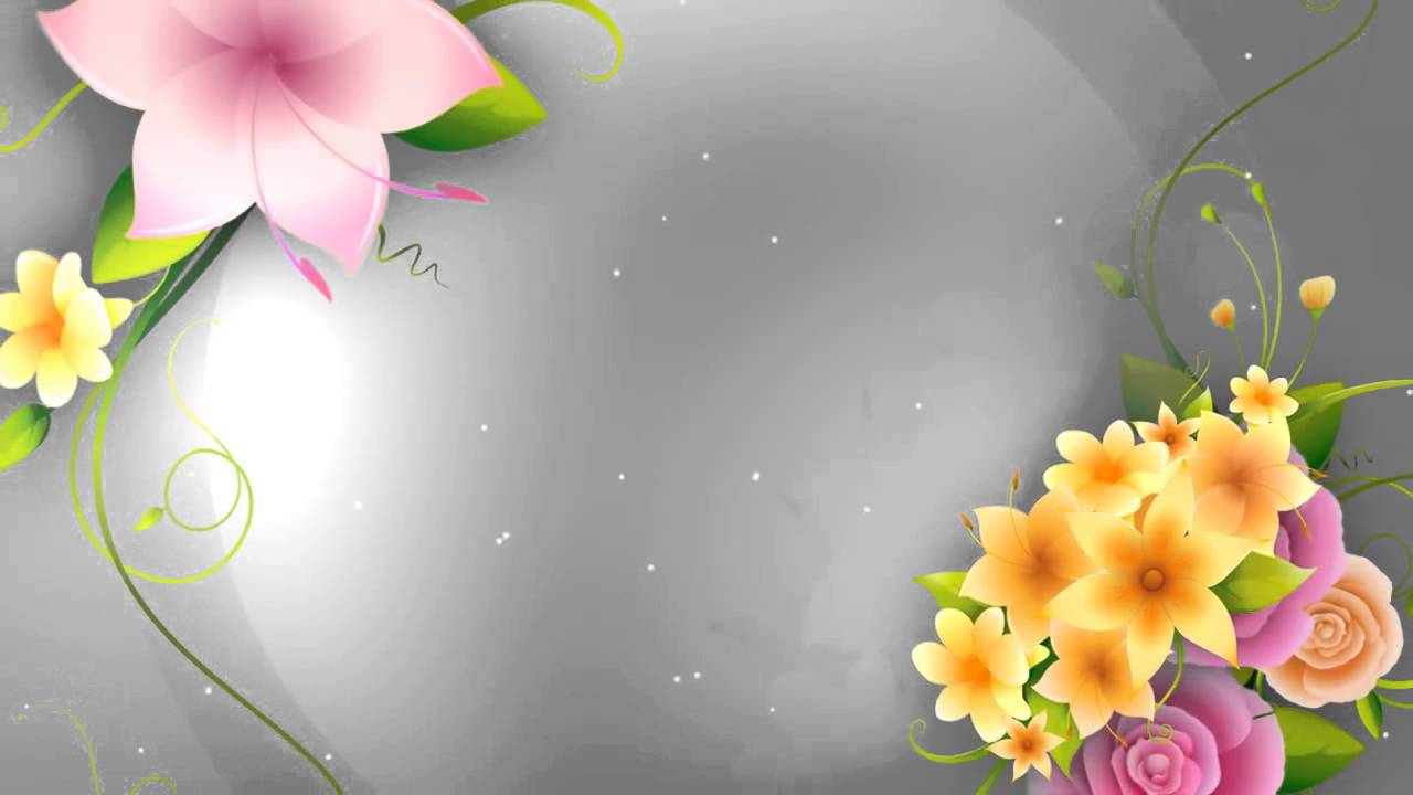 Full HD Flower Animation Background YouTube