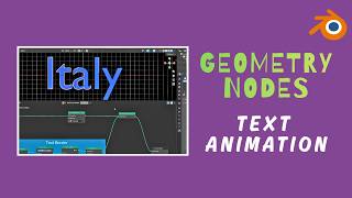 Text Outline Animation | Geometry Nodes | Blender 5.1