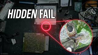 89 Ford Mustang EEC-IV ECU Repair: Fixing a Burnt Internal PCB Trace