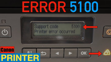 Canon Printer Error 5100
