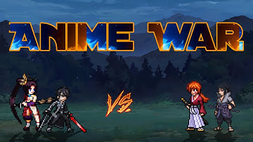 Kirito V2(3 Form) & Ushiwakamaru VS Kenshin & Sasuke Rinnegan(Om Hy) in Jump Force Mugen