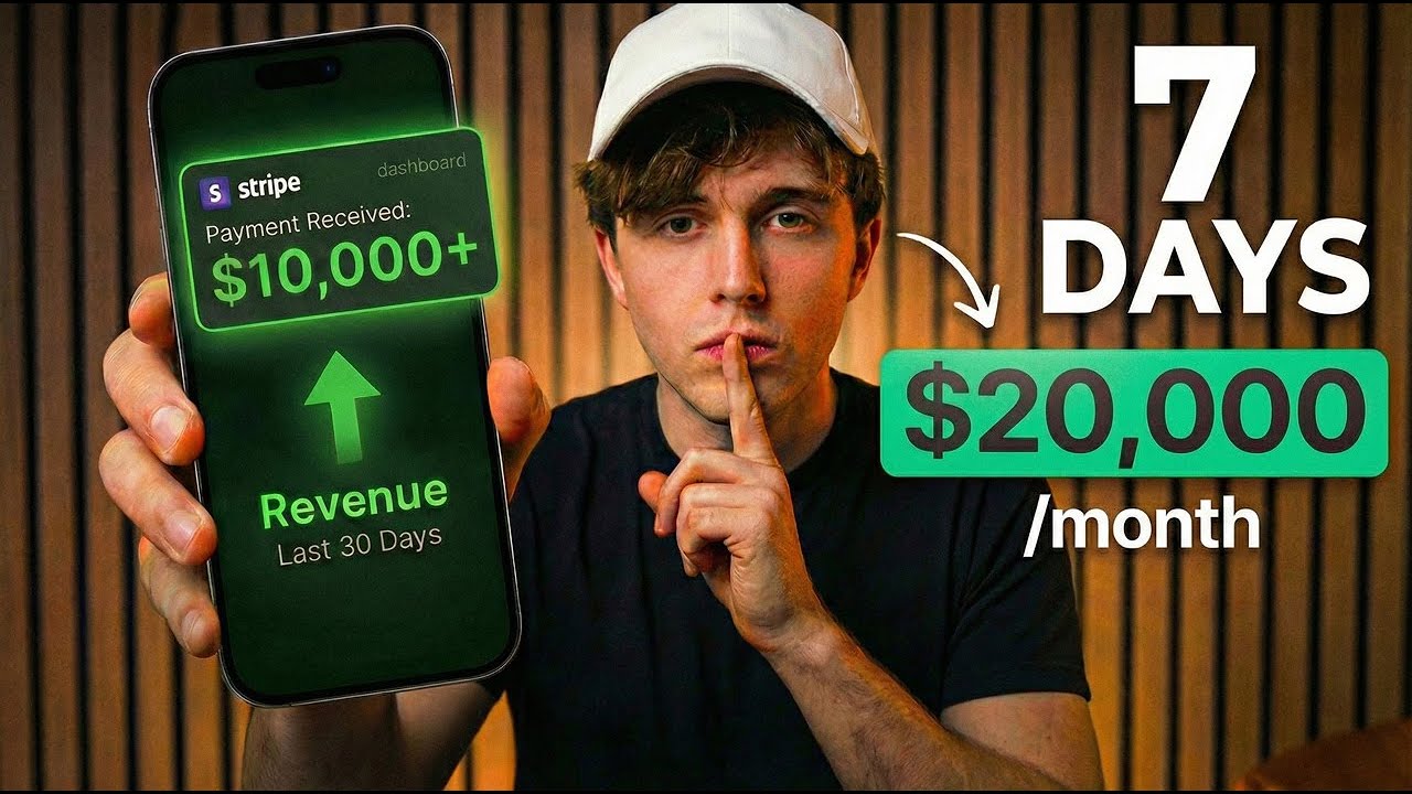 $20K A Month in 7 Days Selling AI