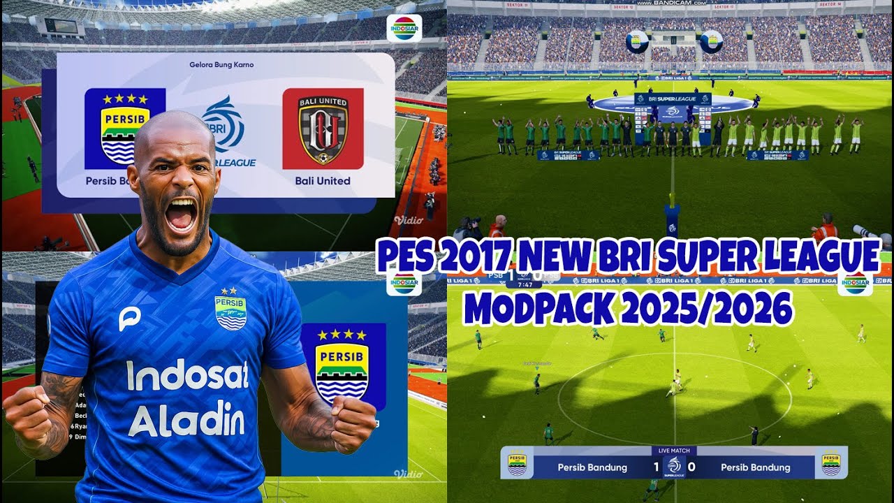 🔥 PES 2017 New BRI Super League Modpack 2025/2026