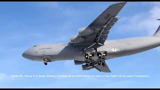 Western Global 744Usaf C-5, Landing At Dover Afb