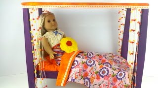 DIY/ How To make American Girl Doll Julies Bed