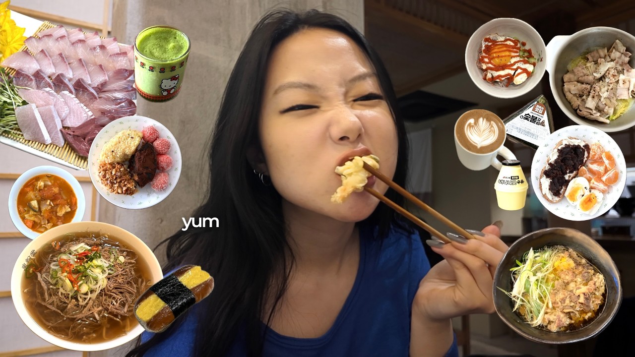 what i eat in a week living in korea (EASY recipes for lazy girls ...