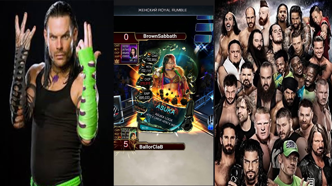 WWE Supercard на русском ОТЛ,РР,МИТБ открываем ПАКИ №1