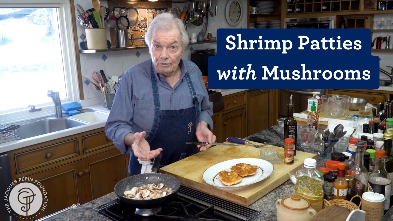 Quick & Simple Shrimp Patties with Mushrooms, on YouTube