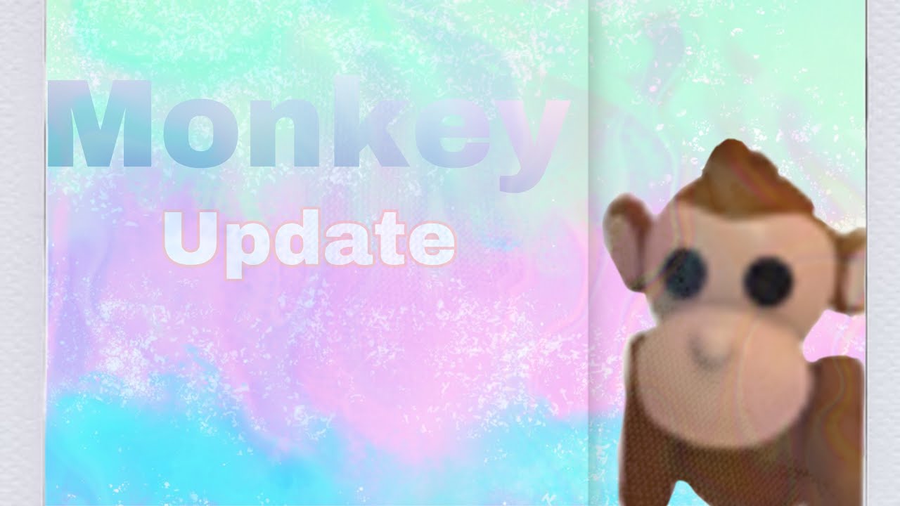 New monkey update? (Adopt me) - YouTube
