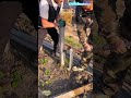 No Excavator Needed! Homemade Lever Tool Pulls Concrete Posts Out with Ease!