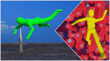 Satisfying Ragdoll Compilation with Euphoria NPC | Overgrowth mods