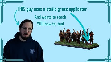 Hobby Tutorial: How to use a static grass applicator for wargaming model basing